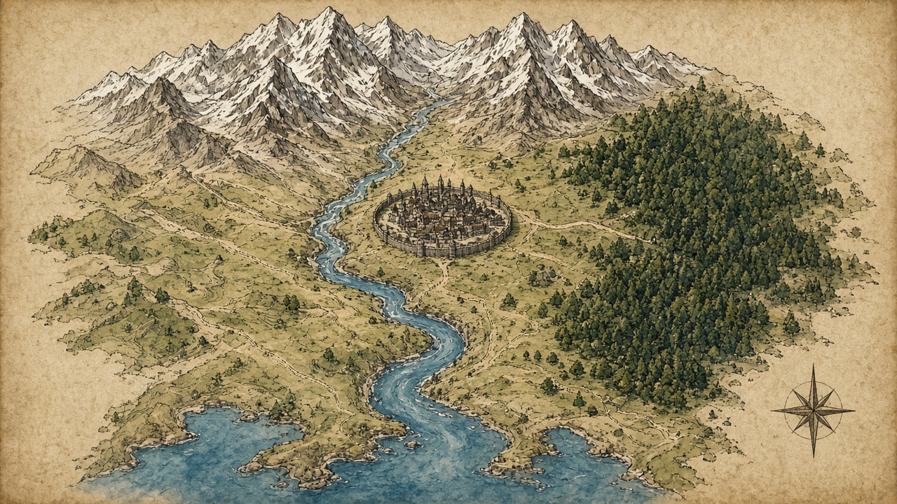 A DexArcana landscape map