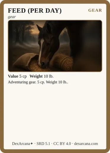 Feed (per day) card