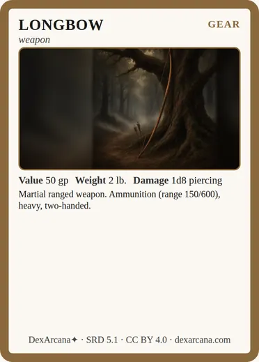 Longbow card