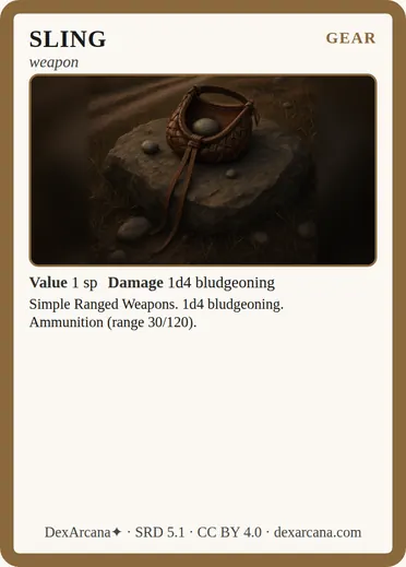 Sling card