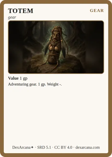 Totem card