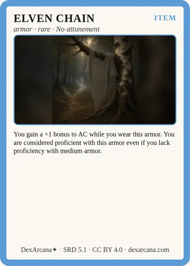 Elven Chain card