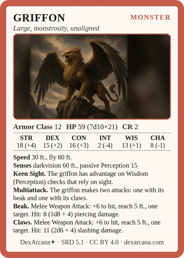 Griffon front