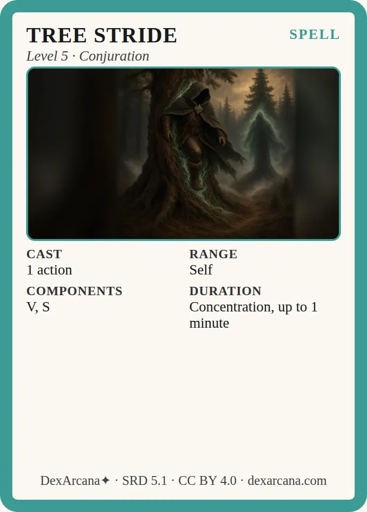 Tree Stride front