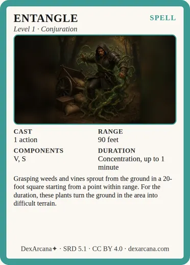Entangle card
